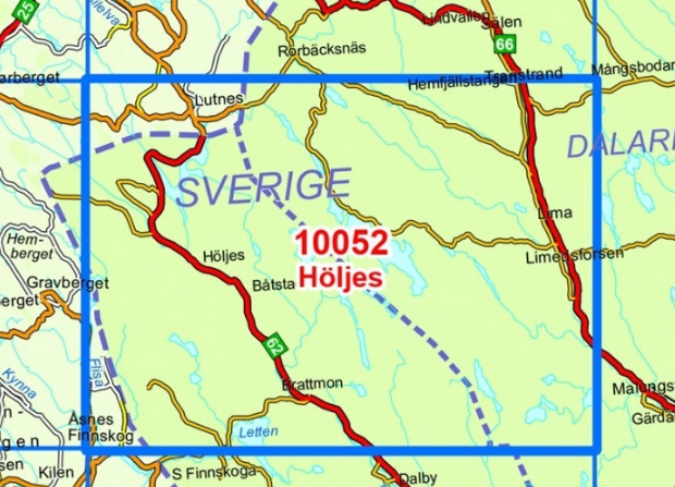 TOPO Wandelkaart 10052 - Höljes- Vestfold - Nordeca AS