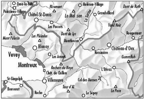 TOPO Wandelkaart 262t - Rochers de Naye- Montreux - Swisstopo