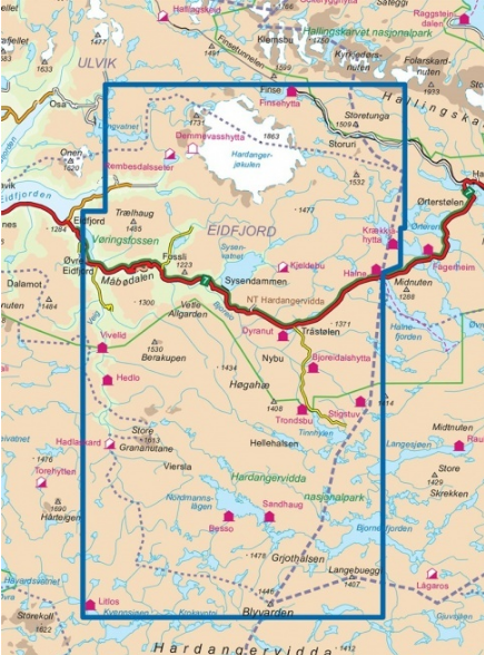 TOPO Wandelkaart 2677 - Eidskog- Hedmark - Nordeca AS