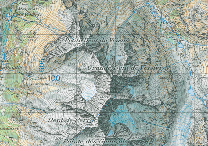 TOPO Wandelkaart 5006 - Matterhorn & Mischabel- Wallis- Swisstopo