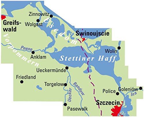 Fietskaart - Usedom & Stettiner Haff (9783870738181) ADFC
