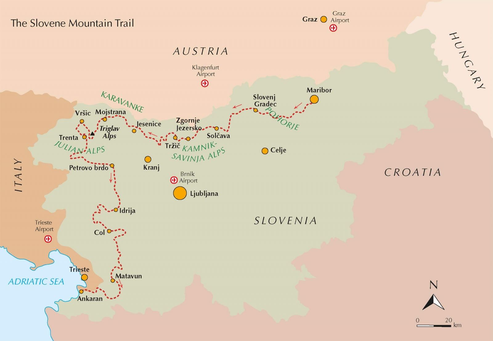 Slovenia - the high level route (9781786310200) Cicerone