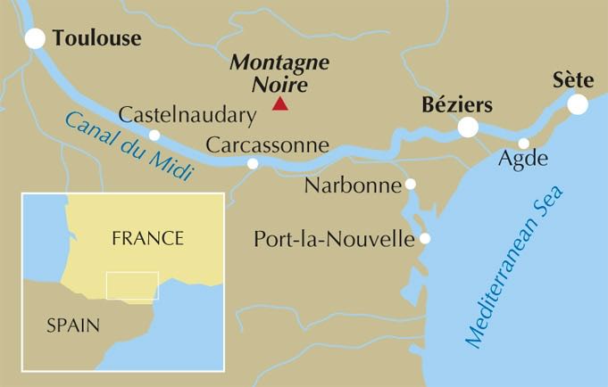 Fietsgids - Canal du Midi cycling (9781852847845) Cicerone