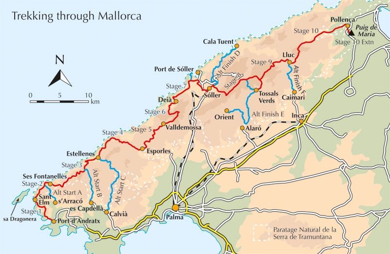 Mallorca trekking GR221 - The Drystone Route - Cicerone
