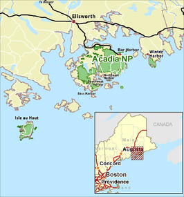 TOPO Wandelkaart 212 - Acadia National Park - Natgeo