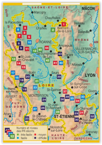 Wandelgids D042 - Loire à pied - FFR