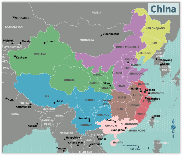 Reisgidsen: China