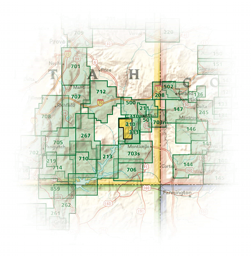 TOPO Wandelkaart 312 - Canyonlands NP - Maze District - Natgeo