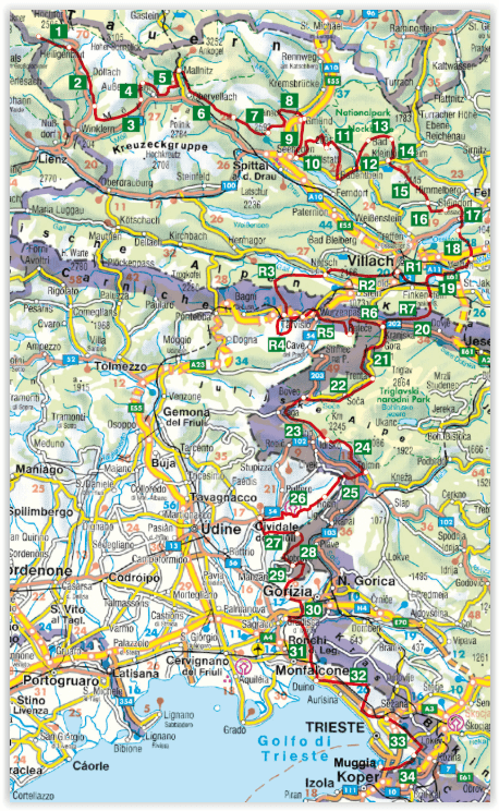 Wandelgids - Alpen Adriatic Trail - Rother