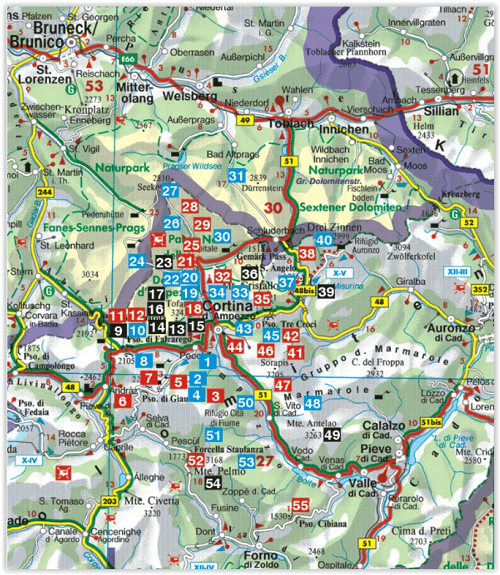 Wandelgids - Dolomieten 6- Cortina d'Ampezzo - Rother