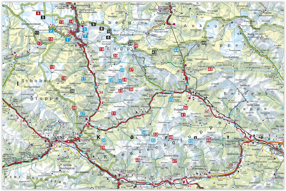 Wandelgids - Glockner Region - Rother