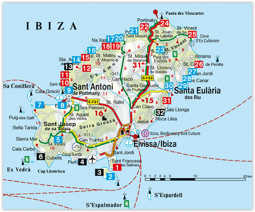 Wandelgids - Ibiza en Formentera - Rother