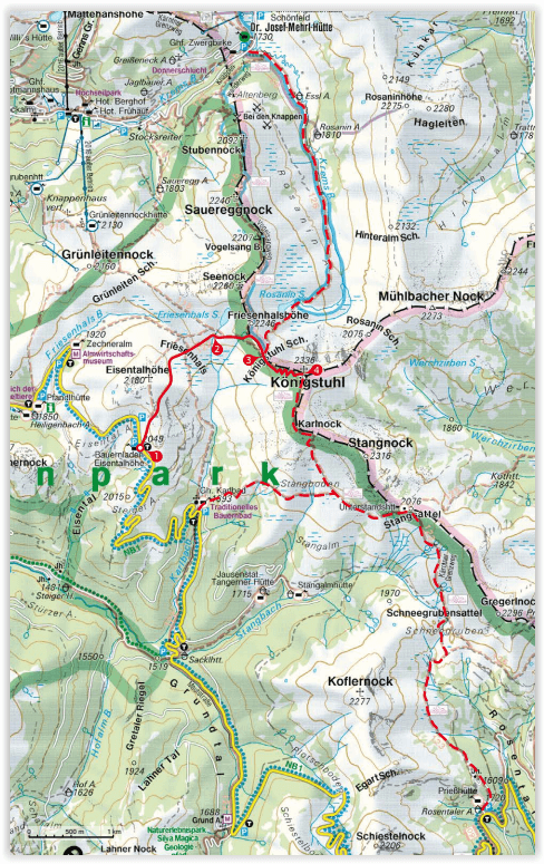 Wandelgids - Nockalmstrasse - 31 Routes - Rother