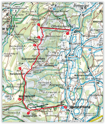 Wandelgids - Oberstdorf-  Kleinwalsertal- 40 Touren - Rother
