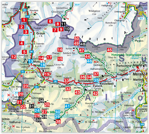 Wandelgids - Vinschgau- Reschenpass & Sulden - Rother