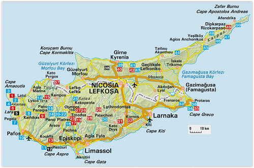 Wandelgids Cyprus- Noord & Zuid - Rother