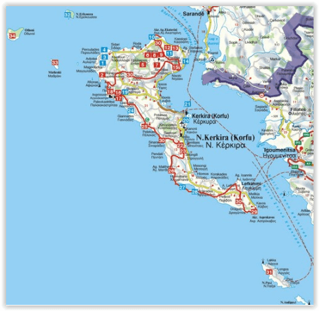 Wandelgids Korfu - Paxos & Diapontischen Inseln - Rother