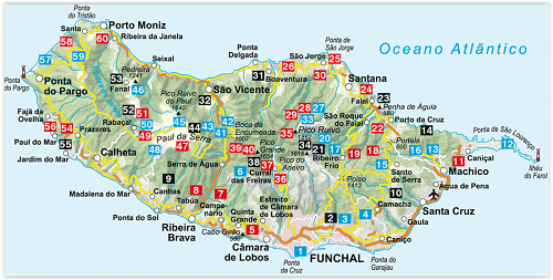Wandelgids Madeira- portugal - 50 walks - Rother