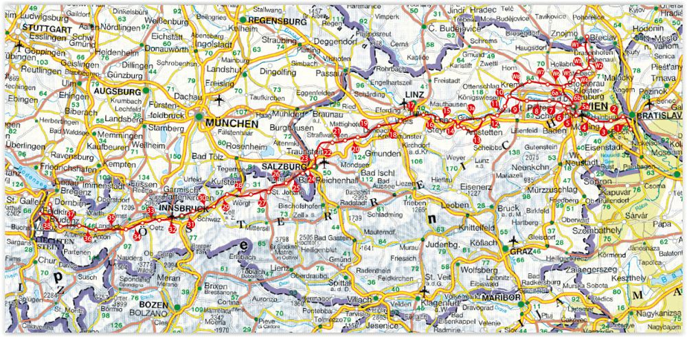 Wandelgids Osterreich - Hainburg am Feldkirch - Rother