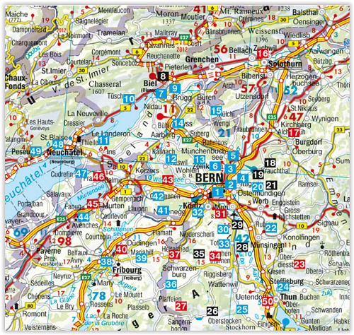 Wandelgids Rond om BERN - Rother