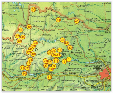 Wandelgids Wachau - Dunkelsteiner Wald-Nibelungengau - Rother