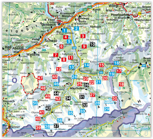 Wandelgids Zillertal- 50 Touren im Gerlos - Rother