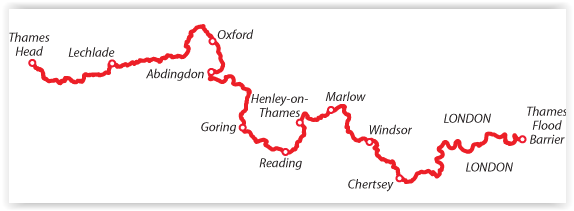 Wandelgids - Thames Path- Greater London - Trailblazer