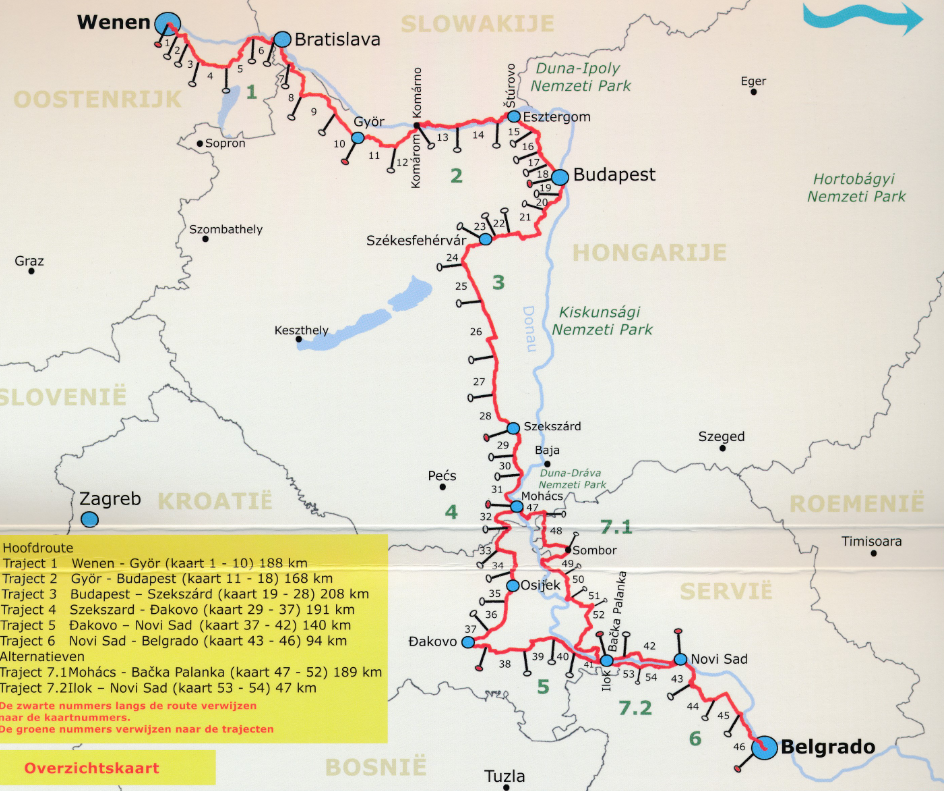Fietsgids- Sultans Track Deel 1- Wenen tot Belgrado - Pirola