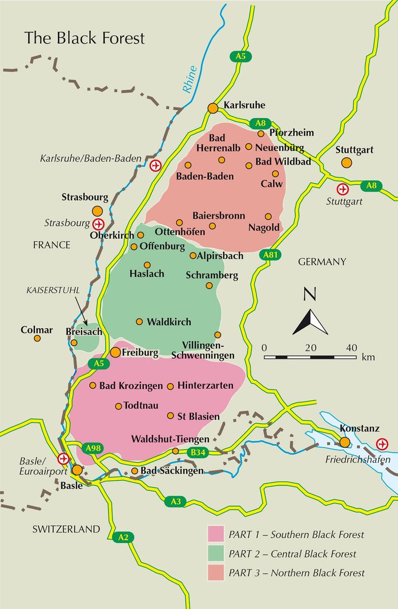 Wandelgids - fietsgids - Black Forest (9781786310217) Cicerone
