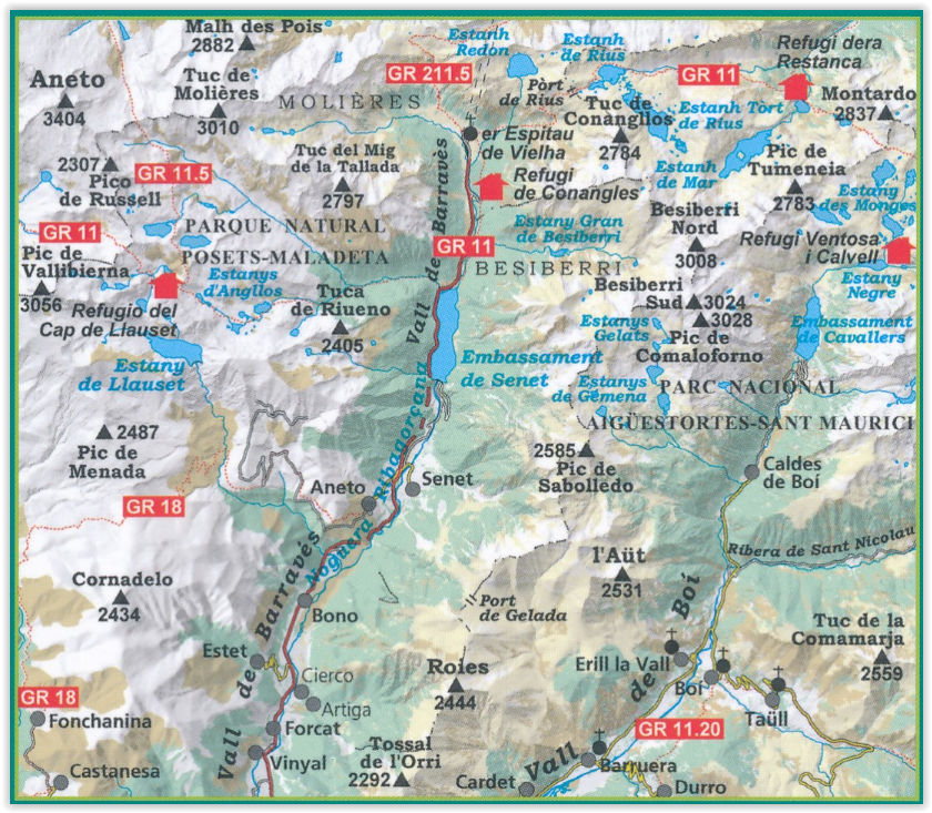 Wandelgids - Tuc de Molières - massif Besiberri - Ed. Alpina