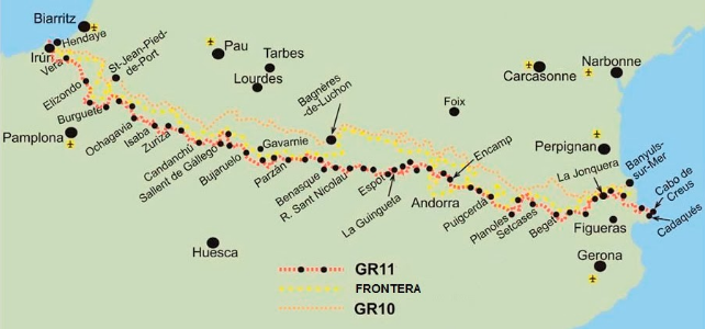 Senda Pirenaica - GR11 - Cabo Higer - Cap de Creus - Ed. Alpina
