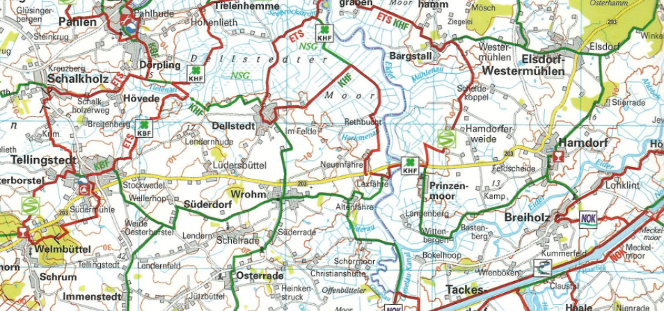 Fietskaart 03 - Radtourenkarte Ostseeküste Mecklenburg (9783870737252) ADFC