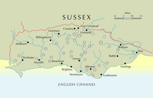 Wandelgids Sussex - 11 long-distance walks - Cicerone
