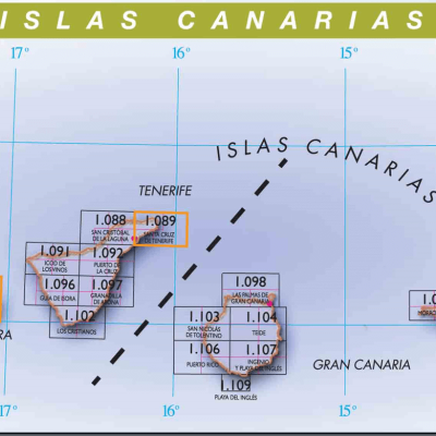 32 - CNIG - Topografische MTN25 - Canarische eilanden Spanje