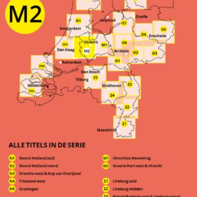 Anwb wandel- fietsknooppunten netwerk