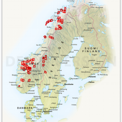 Calazo HoogAlpinekaarten BH - Noorwegen