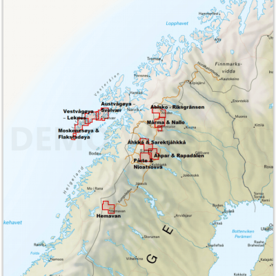 Calazo Wandelkaarten Fjallkarta 1.25.000 Zweden