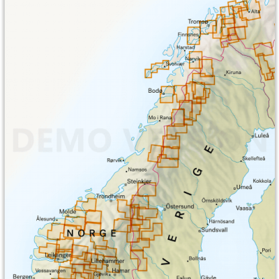 Calazo Wandelkaarten Turkart 1.50.000 - Noorwegen