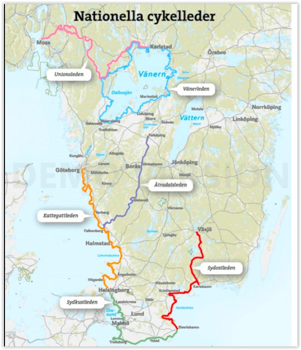 Calazo Cykelatlas Fietsatlassen Zweden