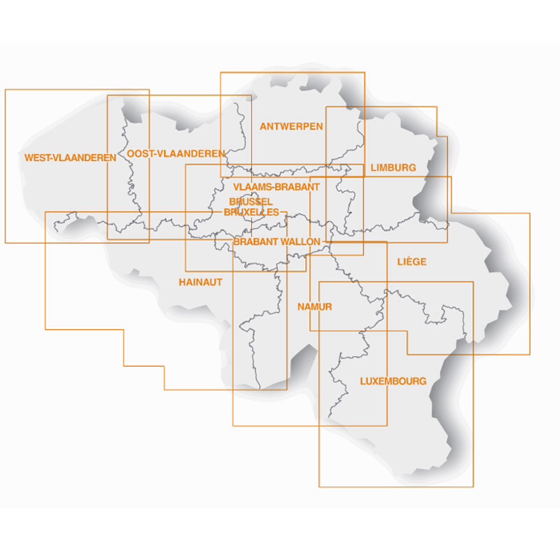 NGI - Landkaart  Provinciekaarten