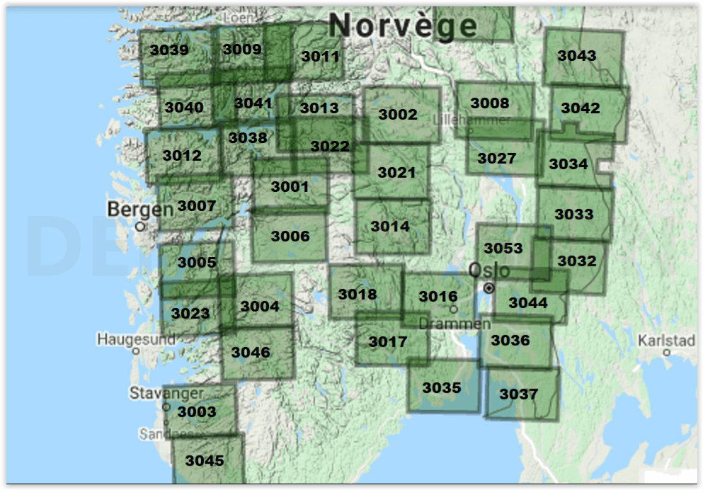 Nordeca reeks TOPO 3000 - 3016 > 3048