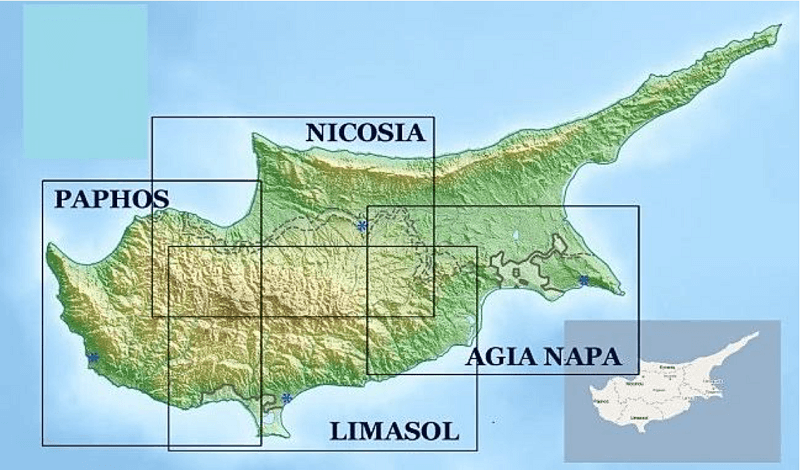Wegenkaarten Cyprus - Orama Editions