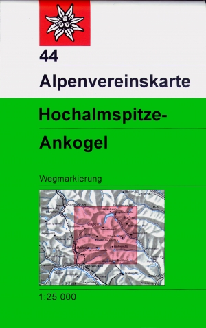 Wandelkaart 44 Hochalmspitze & Ankogel - Alpenverein