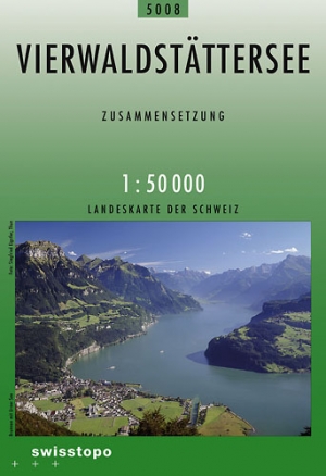 Wandelkaart 5008 Vierwaldstätter See Luzern - Swisstopo