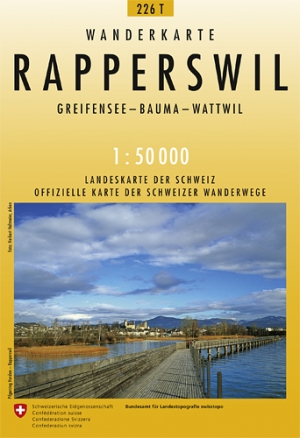 Wandelkaart 226t Rapperswil Bern Zwitserland - Swisstopo