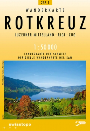 Wandelkaart 235t Rotkreuz- Zug Zwitserland - Swisstopo