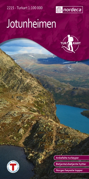 Wandelkaart 2215 Jotunheimen Noorwegen - Nordeca AS