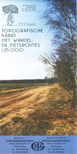 Wandelkaart Brecht Provincie Antwerpen - NGI