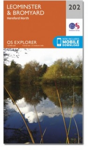 Wandelkaart 202 Leominster & Bromyard Hererfordshire - OSI