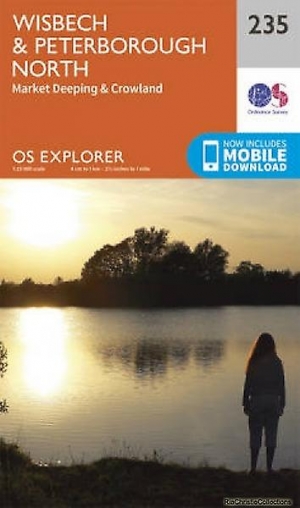 Wandelkaart 235 Wisbech & Peterborough North - OSI